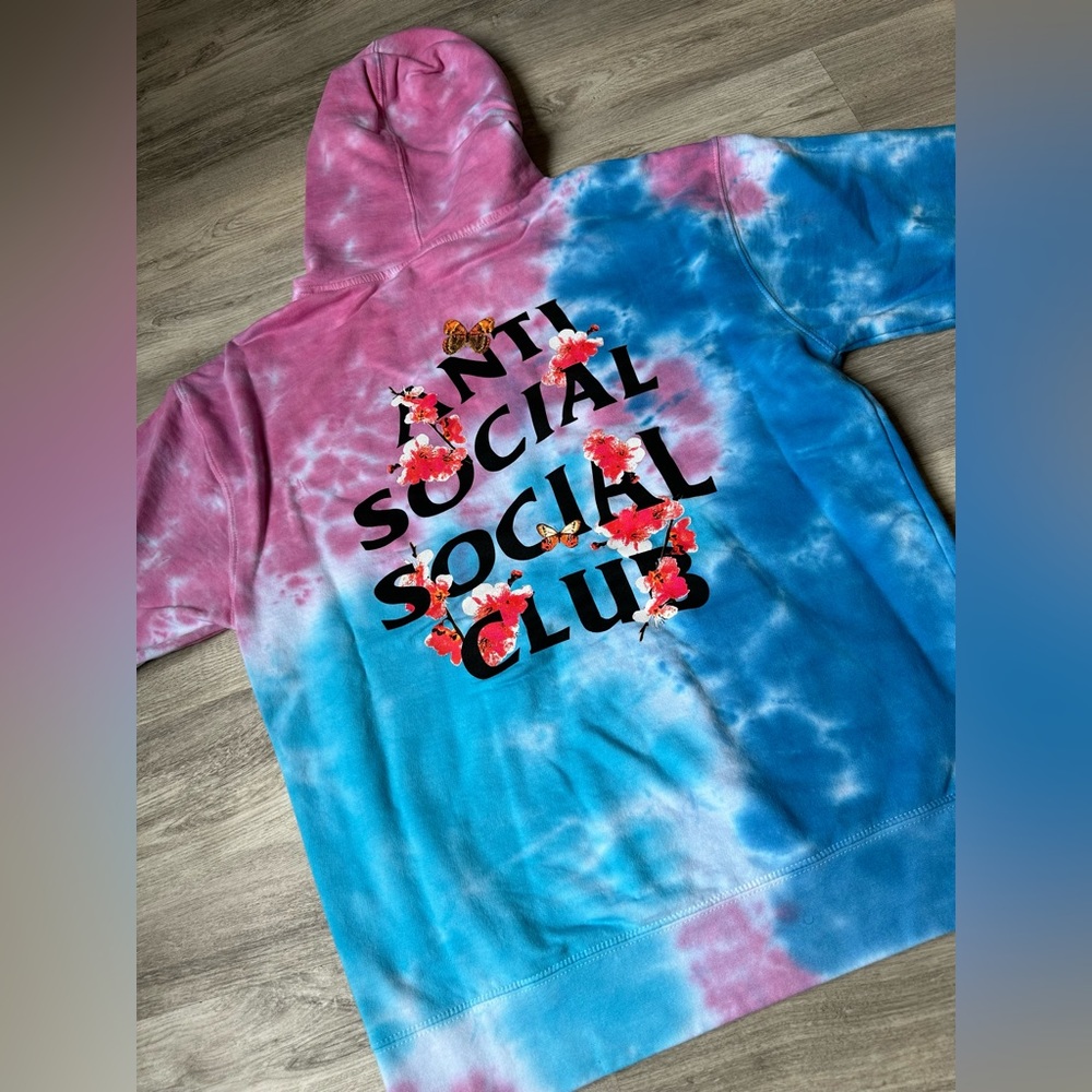 ASSC Kkoch Hi-5 Cotton Candy Tie Dye Hoodie